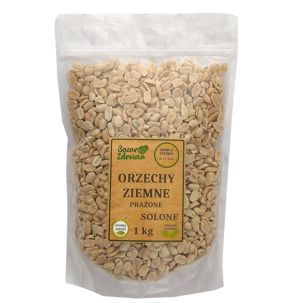 Orzechy ZIEMNE SOLONE ( arachidowe ) orzeszki ziemne prażone1kg BAZAR